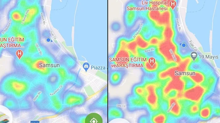 Samsun’da koronavirüs riski artıyor! Haritada korkutan değişim