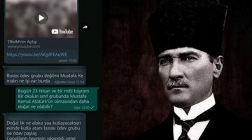 Okulun WhatsApp grubunda Atatürk’e hakaret etmişti! Gözaltına alındı
