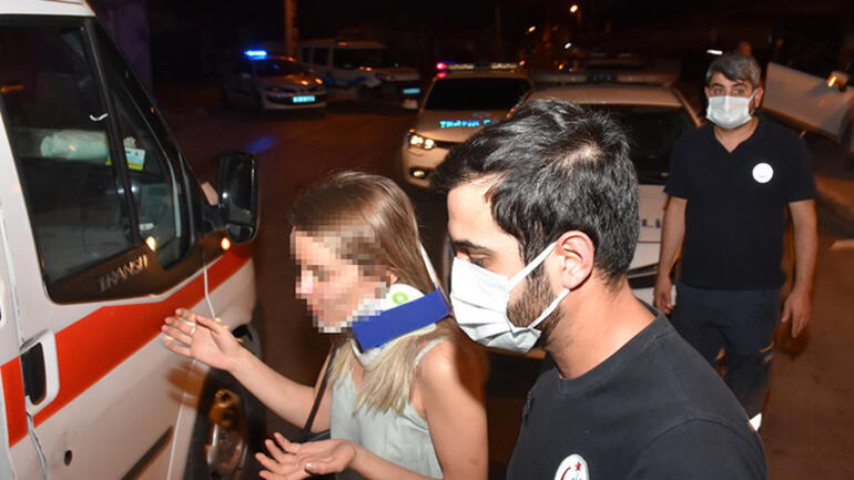 İzmirde inanılmaz anlar Otomobilini polislerin üzerine sürdü... Ortalığı birbirine kattı