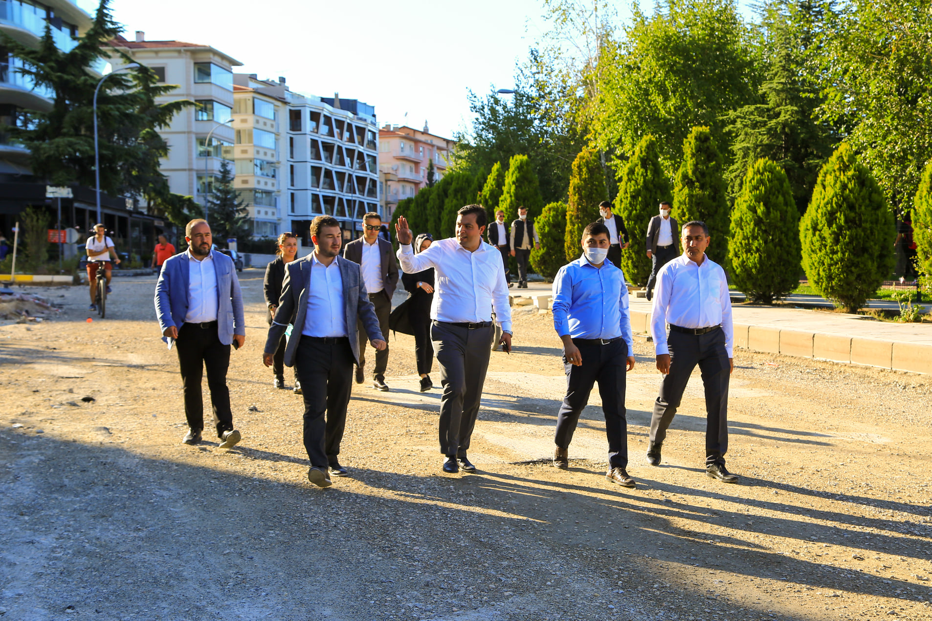 Uşak Belediye Başkanı Sayın Mehmet Çakın Atapark’ta İncelemelerde Bulundu