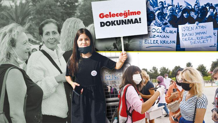 Aşı karşıtı mitingde ilginç görüntüler! Ölürüz de robot olmayız