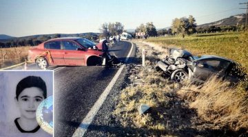 Manisa’da feci kaza! 3 araç karıştı