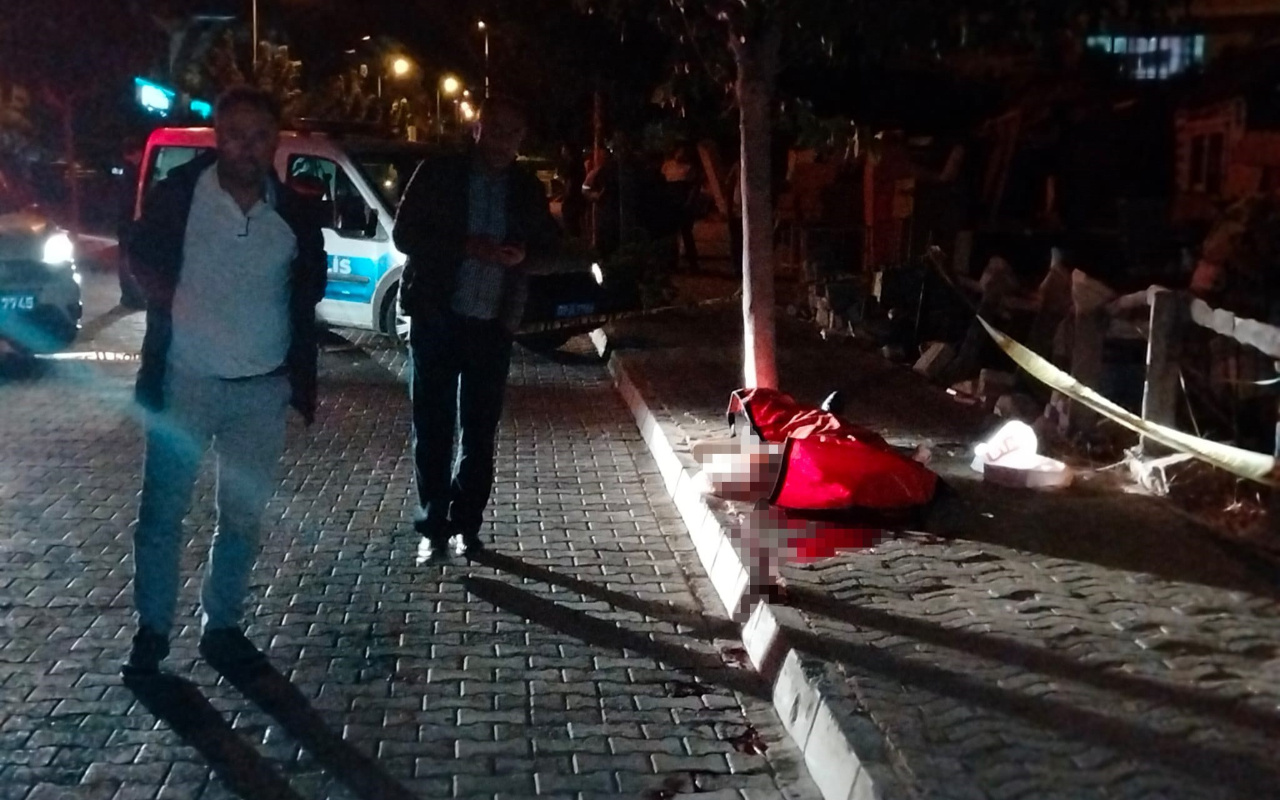 Aydın Didim’de bir kişi kaldırımda silahla vurulmuş hale bulundu