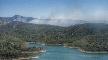 İzmir’de iki noktada orman yangını çıktı! Helikopterler, uçaklar bölgede…