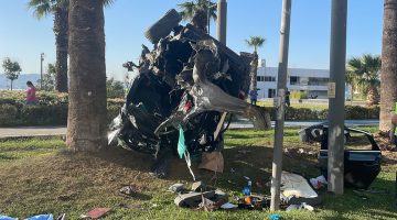 İzmir’de korkunç kaza! Otomobil takla attı ölenler var