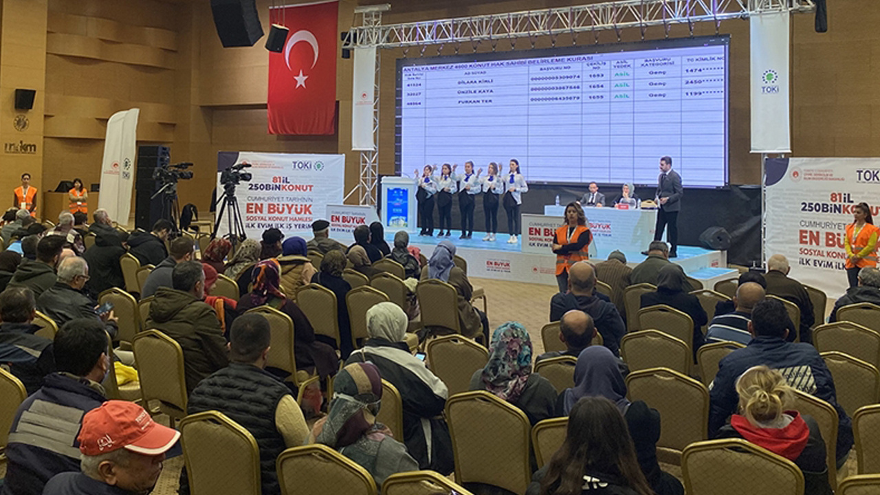 ‘İlk Evim, İlk İş Yerim’ projesinde 64 ilin kuraları tamamlandı