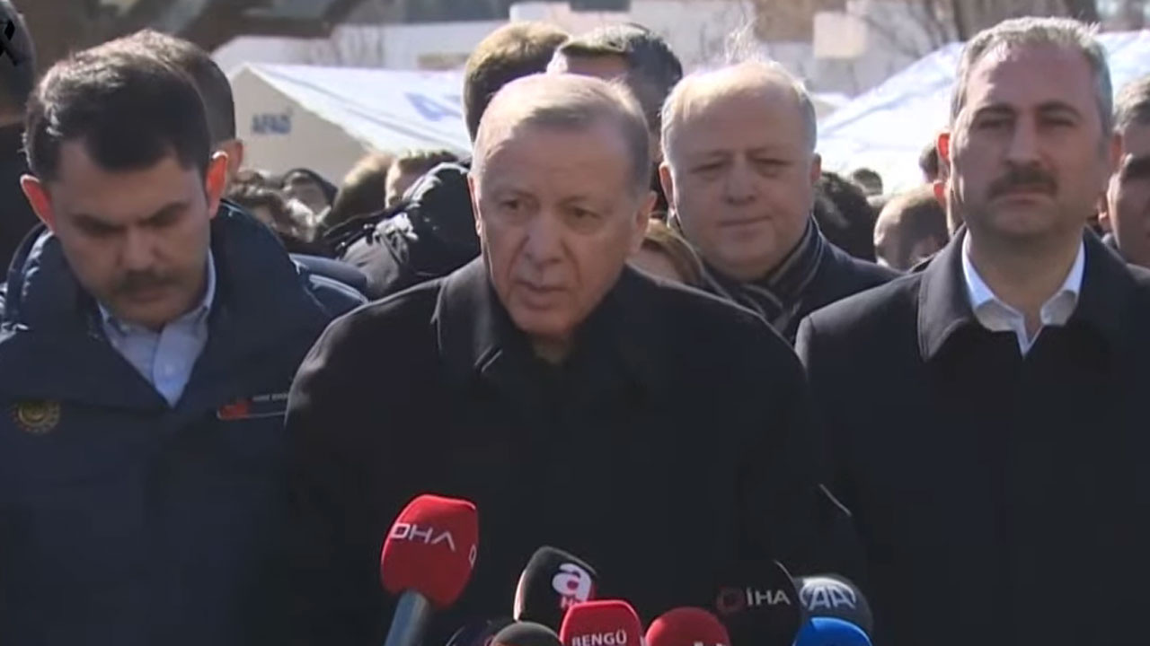 Cumhurbaşkanı Erdoğan’dan deprem bölgesinde yeni açıklamalar