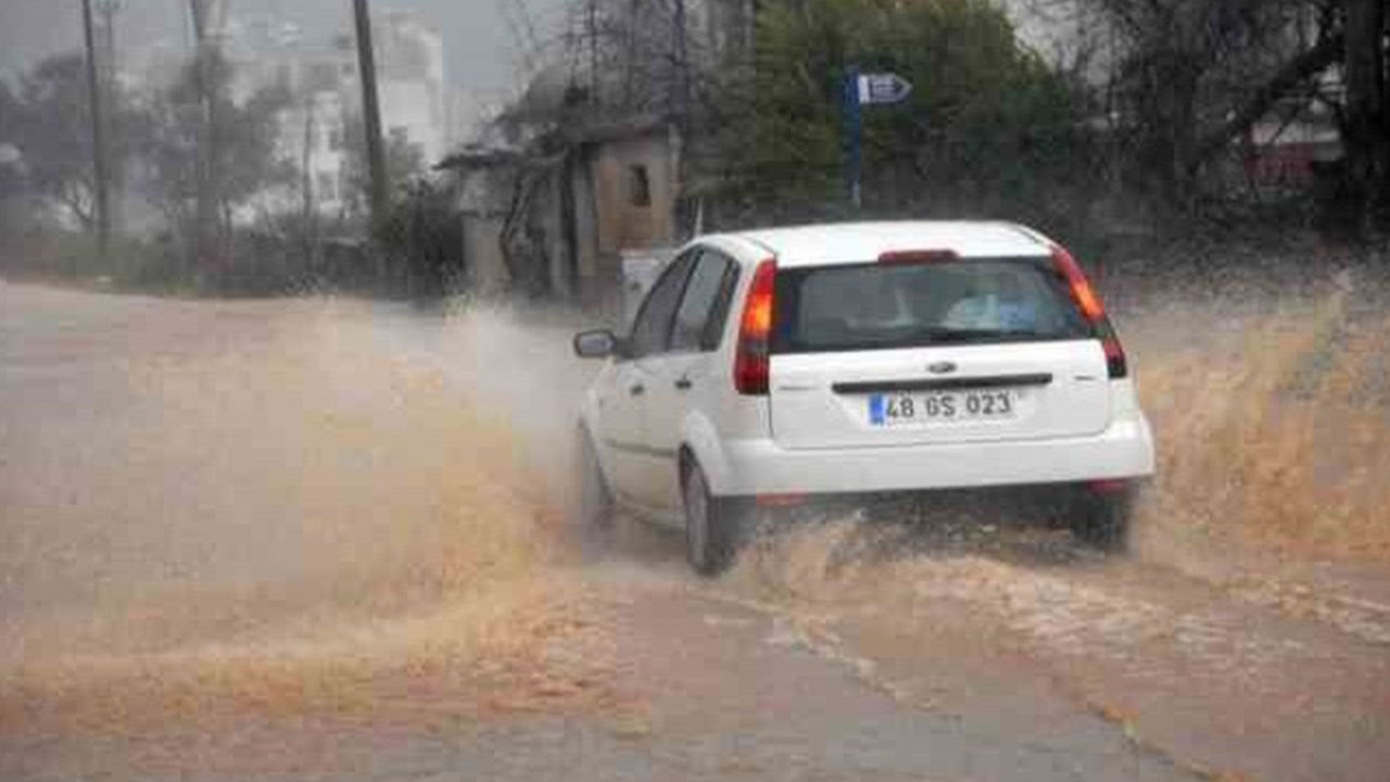 Muğla’ya sağanak yağış uyarısı
