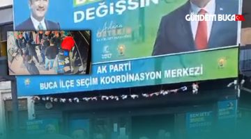 AK Parti Buca belediye meclis üyesi adayı Kemal Altın AK Parti seçim ofisini bastı AK Partili gençleri darp etti