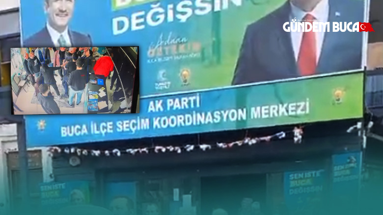 AK Parti Buca belediye meclis üyesi adayı Kemal Altın AK Parti seçim ofisini bastı AK Partili gençleri darp etti