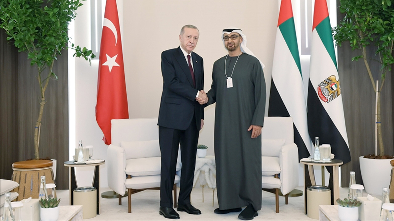 Cumhurbaşkanı Erdoğan, BAE Devlet Başkanı Al Nahyan ile görüştü