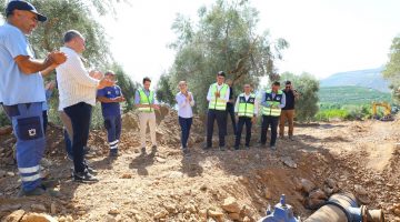 Selçuk’a yeni içme suyu hattı devreye alındı