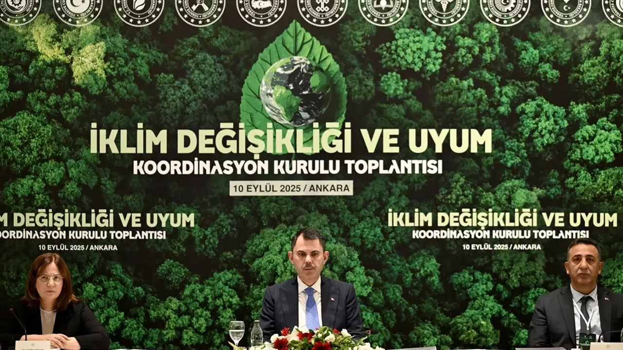 Bakan Kurum, İklim Değişikliği ve Uyum Koordinasyon Kurulu toplantısında konuştu